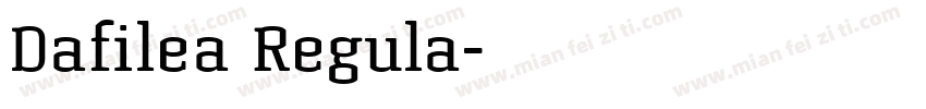 Dafilea Regula字体转换